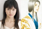 写真左より多部未華子、原作「大奥」の徳川家光。（C）2012男女逆転『大奥[右衛門佐・綱吉編]』製作委員会（C）よしながふみ／白泉社