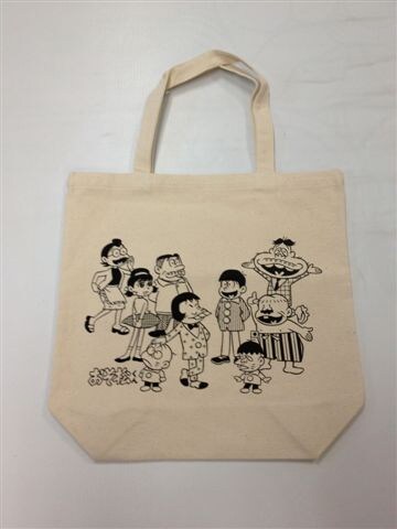 トートバッグ（おそ松くん）1890円。（Ｃ）赤塚不二夫