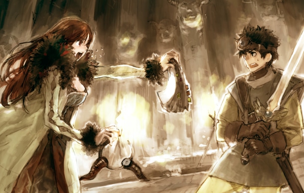 橙乃ままれの小説「まおゆう魔王勇者」のキービジュアル。(C)2012 Touno Mamare／PUBLISHED BY ENTERBRAIN, INC. イラスト：toi8