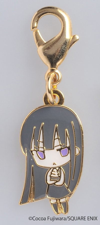 付録の凜々蝶チャーム (C)Cocoa Fujiwara/SQUARE ENIX