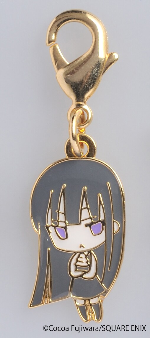 付録の凜々蝶チャーム (C)Cocoa Fujiwara/SQUARE ENIX