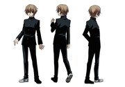 新谷貞一のキャラクター設定表 (C)めいびい/スクウェアエニックス・「黄昏乙女×アムネジア」製作委員会