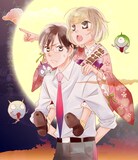 藤原規代「【急募】村長さん」カット。