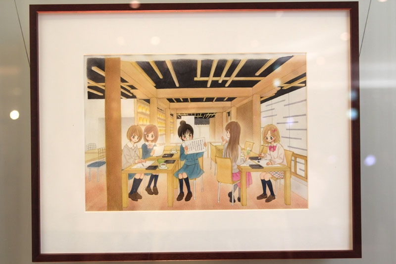 「寺ガール」の原画。