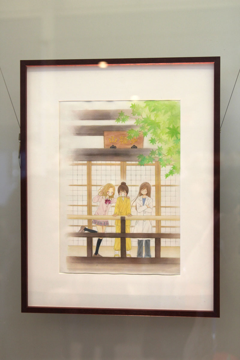 「寺ガール」の原画。