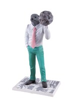 「BAKUMAN。BOX01」より「ラッコ11号」のフィギュア。左手は岩石Ver.に差し替え可能だ。(C)大場つぐみ・小畑健・集英社/NHK・NEP・ShoPro