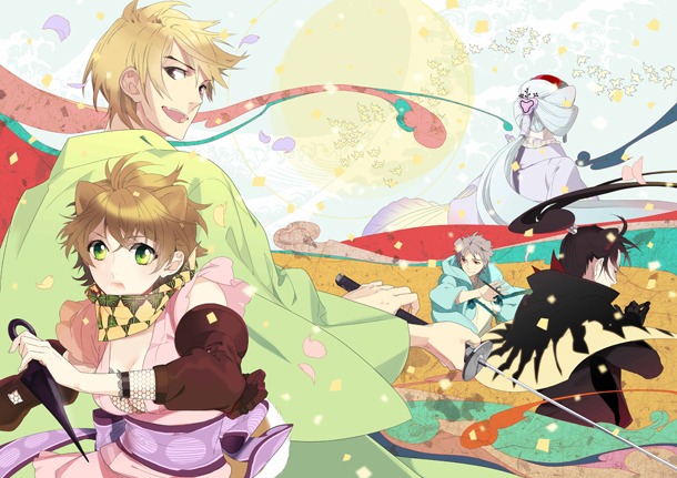 ARIA3月号に収録されている「ワンニン！」の扉絵。