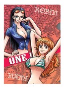 I賞「クリアファイル＆ステッカー」のクリアファイル。 (C)尾田栄一郎／集英社・フジテレビ・東映アニメーション