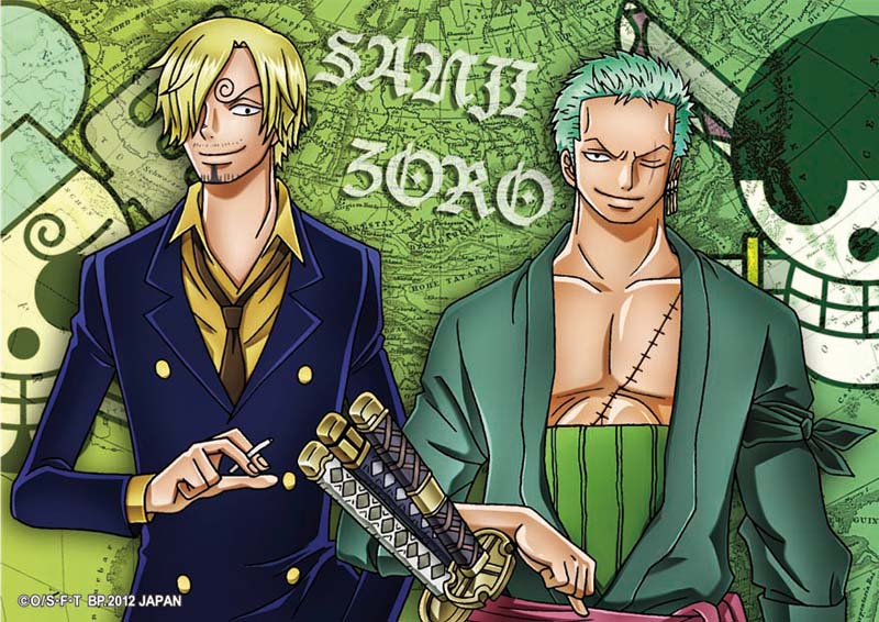 I賞「クリアファイル＆ステッカー」のステッカー。 (C)尾田栄一郎／集英社・フジテレビ・東映アニメーション
