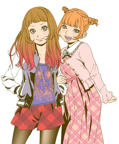 岸虎次郎の読み切り「はじめてなので☆」扉イラスト。