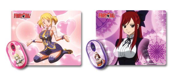 「タイトーくじ本舗 FAIRY TAIL」B賞のマウスセット。(C)真島ヒロ／講談社・フェアリーテイル製作ギルド・テレビ東京