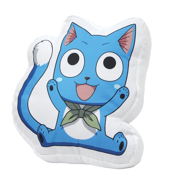 「タイトーくじ本舗 FAIRY TAIL」D賞のダイカットクッション。（表）(C)真島ヒロ／講談社・フェアリーテイル製作ギルド・テレビ東京
