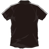 半袖ポロシャツ裏面。