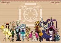 月刊プリンセス3月号に付属している、「タブロウ・ゲート」のメモマウスパッド。