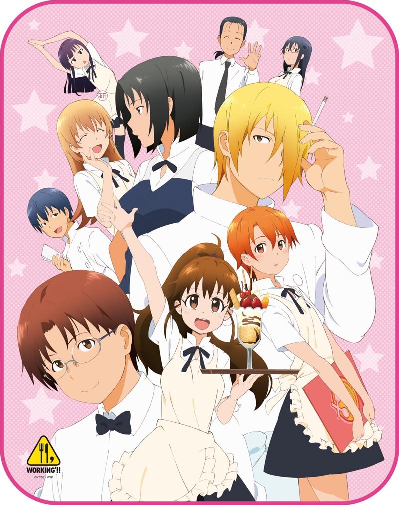 「WORKING’!!」もこもこひざのせブランケット（Pink）(C)高津カリノ/スクウェアエニックス・「WORKING!!2」製作委員会