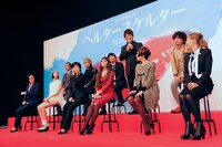 撮影現場会見の様子。(C)2012 映画『ヘルタースケルター』製作委員会