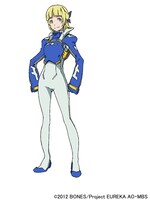 新たに発表されたキャラクター、フレア・ブラン。チーム・パイドパイパー所属のIFOパイロット。優秀なパイロットとしての自覚と誇りを持つ、真面目で勝ち気な少女。