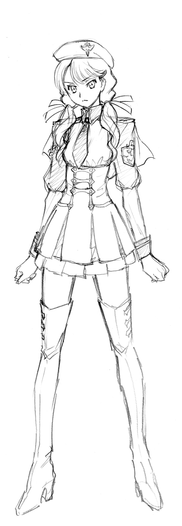 ニュータイプエースにて連載されるコミカライズ版の主人公オルドリン・ジヴォン。※画像は現段階のラフにつき、正式発表時とは異なる場合があります