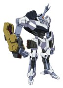 オルフェウス・ジヴォンが搭乗する予定のKMF「白炎」。