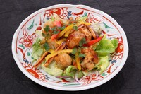 カリフラワーがアフロを連想させる「アフロ炒め」。