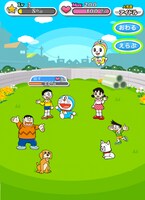 「ドラえもんホッコリーナ」のゲーム画面。(C)藤子プロ (C)ROBOT/DeNA