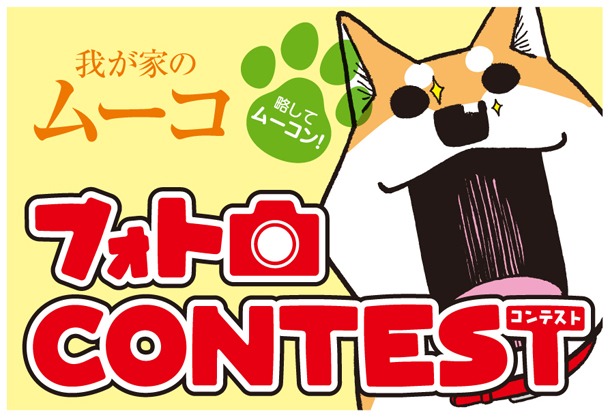 「我が家のムーコ フォトコンテスト」カット。