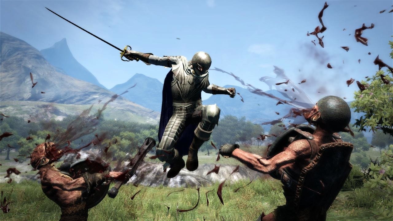 「白い鷹の装具」着用イメージ。(C)CAPCOM CO., LTD. 2012 ALL RIGHTS RESERVED.