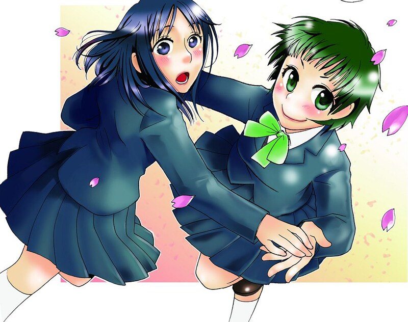 佐藤両々の新連載「はるまち・ダンス」カット。