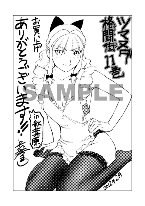 「秋葉原地区」用の特典イラスト。