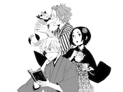 鷹野久「向ヒ兎堂日記」カット。