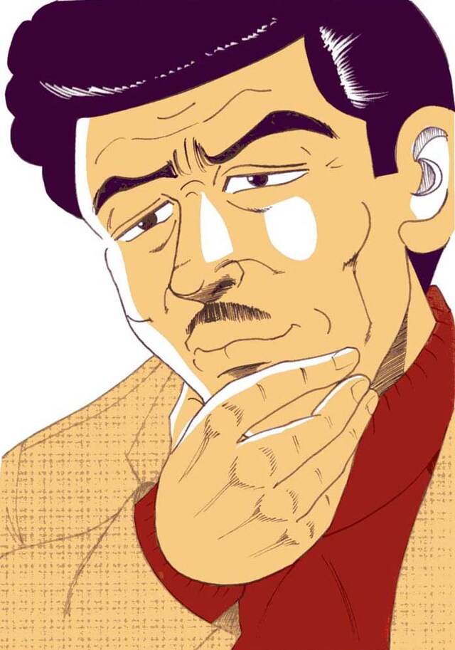 柳沢きみおの新連載「KOUSHOKU ダンディ」カット (C)柳沢きみお／創美社・オフィスユー