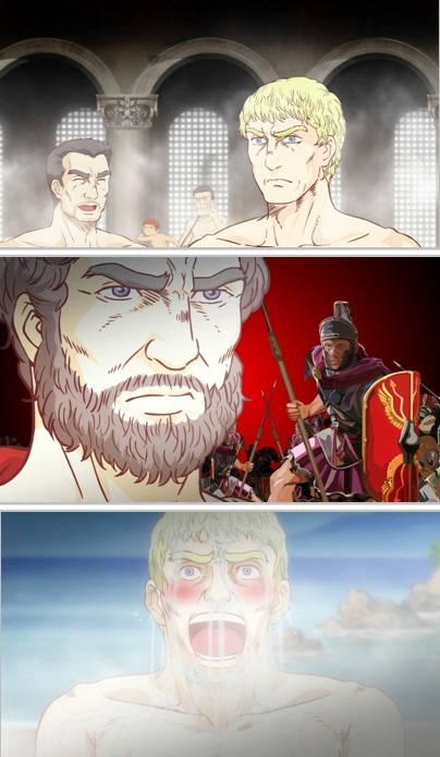 アニメ「テルマエ・ロマエ」ビジュアル (C)2012 Mari Yamazaki/PUBLISHED BY ENTERBRAIN,INC./アニメ「テルマエ・ロマエ」製作委員会