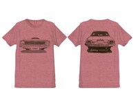 「Sunny」Tシャツは3色用意されており、写真のものはvintage red。