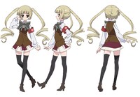 伊勢田結花の設定画。※画像のカラーは仮のため、変更の可能性があります(C)2012 すかぢ・狗神煌／海老栖川高校天悶部