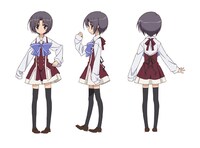 野矢いつきの設定画。※画像のカラーは仮のため、変更の可能性があります(C)2012 すかぢ・狗神煌／海老栖川高校天悶部