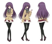 大庭蓮實の設定画。※画像のカラーは仮のため、変更の可能性があります(C)2012 すかぢ・狗神煌／海老栖川高校天悶部