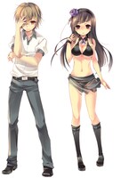 守月史貴による、マンガ版「トカゲの王」のキャラクターカット。