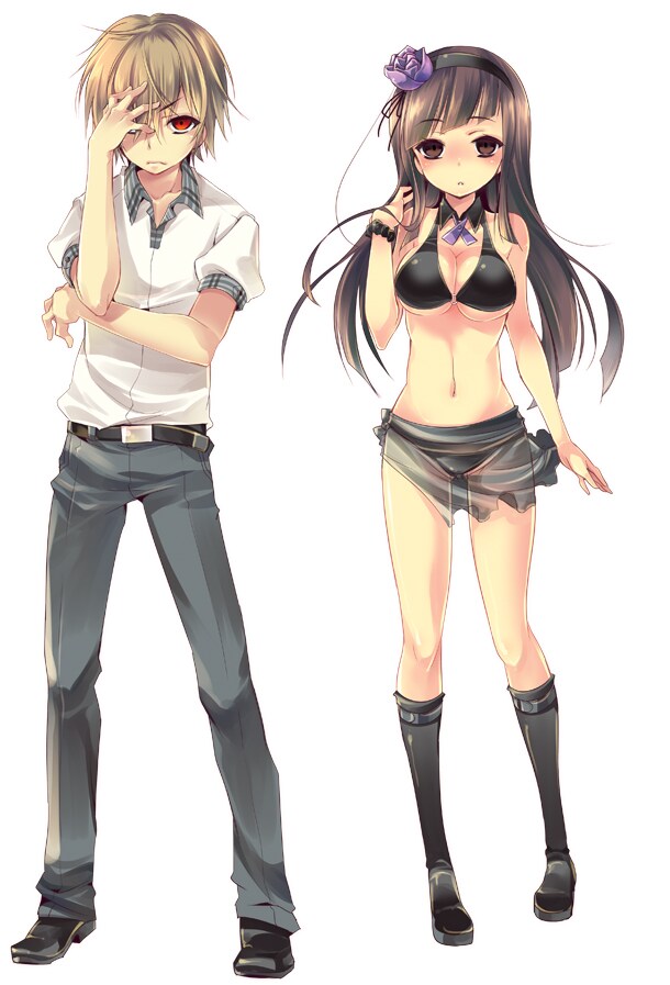 守月史貴による、マンガ版「トカゲの王」のキャラクターカット。