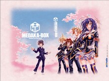 「めだかボックス」既刊をアニメイトで購入するともらえる紙製ブックカバー。(C)西尾維新・暁月あきら／集英社