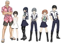 「武装中学生2045―夏―」のイラスト。(C) 2011, 2012 ENTERBRAIN, INC.