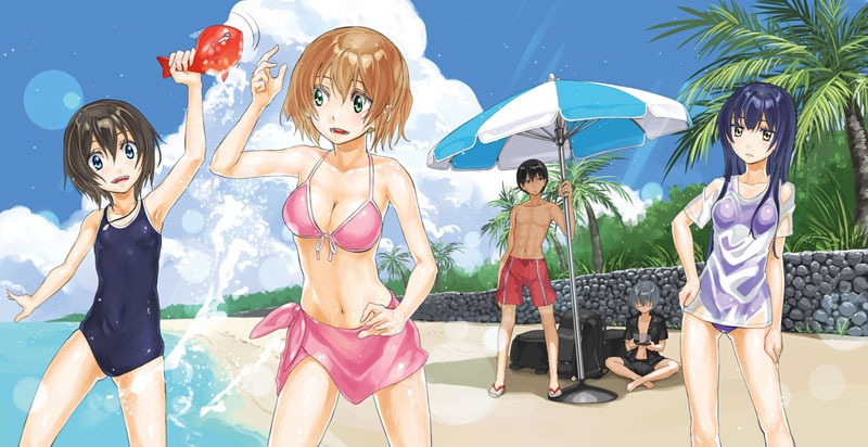 「武装中学生2045―夏―」のイラスト。(C) 2011, 2012 ENTERBRAIN, INC.