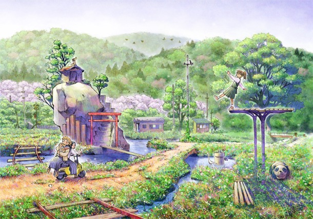 新連載「カラメルキッチュ遊撃隊」第1話の扉イラスト。