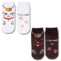 E賞のニャンコ先生のソックス全2種（c）緑川ゆき・白泉社／「夏目友人帳」製作委員会