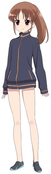 高鴨穏乃（CV：悠木碧）設定画 (C) 小林 立/スクウェアエニックス・咲阿知賀編製作委員会
