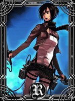 ソーシャルゲーム「進撃の巨人」の画面。(C)諫山創/講談社 (C)Konami Digital Entertainment