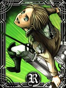 ソーシャルゲーム「進撃の巨人」の画面。(C)諫山創/講談社 (C)Konami Digital Entertainment