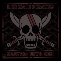 「海賊旗ミニバンダナ～赤髪海賊団+白ひげ海賊団Ver.～OP展2012」予価1000円。(C)尾田栄一郎 / 集英社