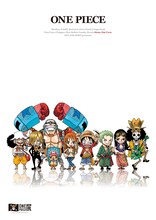 「クリアファイルセット～尾田栄一郎描き下ろしキービジュアル+SD 麦わらの一味Ver.～OP展2012」予価500円。(C)尾田栄一郎 / 集英社