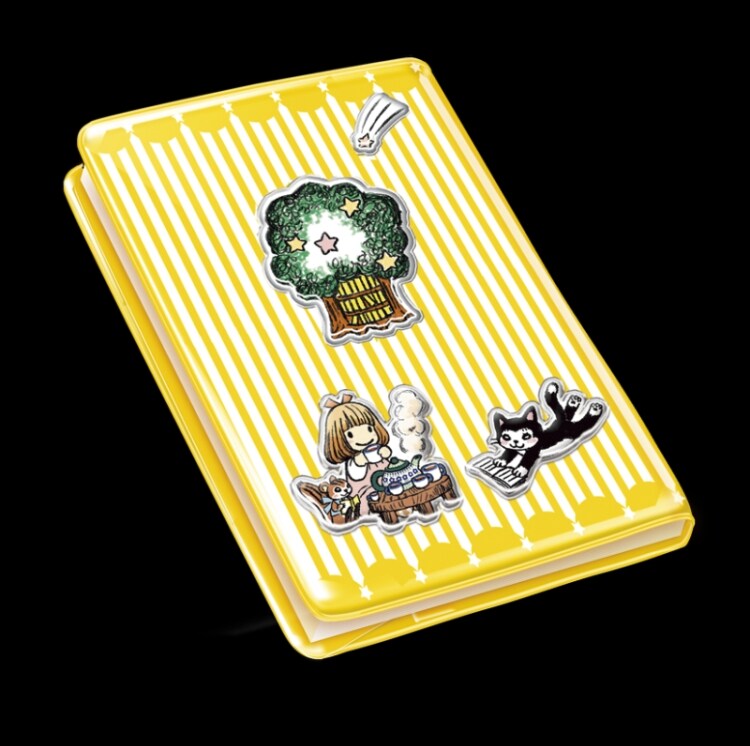 応募者全員にプレゼントされるブックカバー。※ブックカバーの画像はシールを貼り付けた状態のものです。 (C)Umino Chica