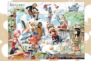 「ポストカードセット~空・海・大地Ver.~OP展2012」のうち1枚。価格は500円。(C)尾田栄一郎 / 集英社